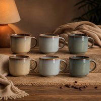 Set 6 Mug Chiloé 380 ml Cerámica