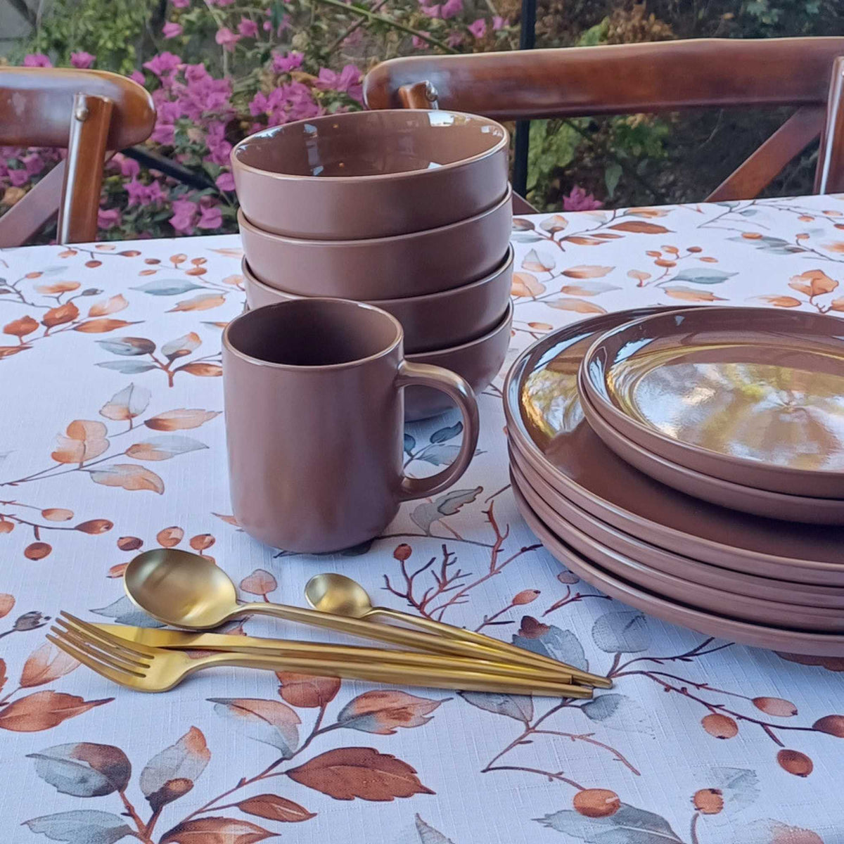 Juego de loza 16 piezas Vajilla Cerámica Coffee