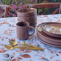 Juego de loza 16 piezas Vajilla Cerámica Coffee