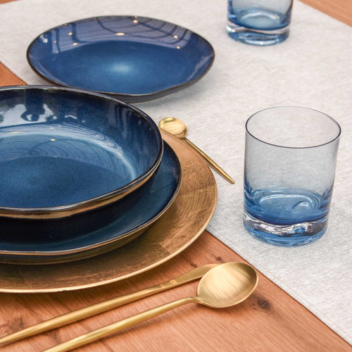 Juego de loza 18 piezas Vajilla Cerámica Oporto - Decoexpress