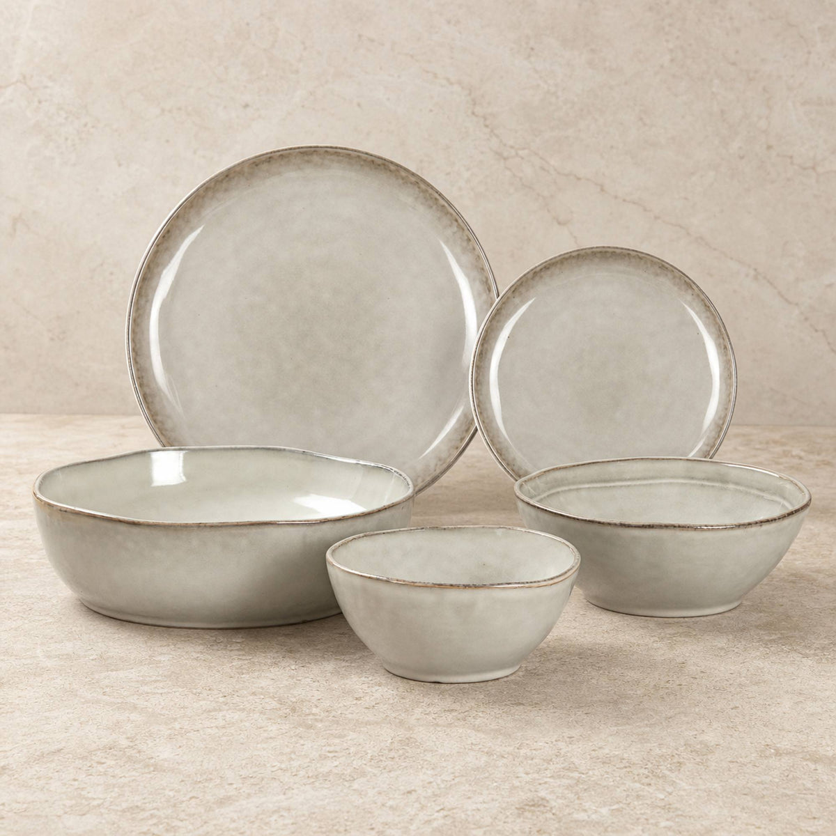 Set Vajilla Creta 30 Piezas Cerámica