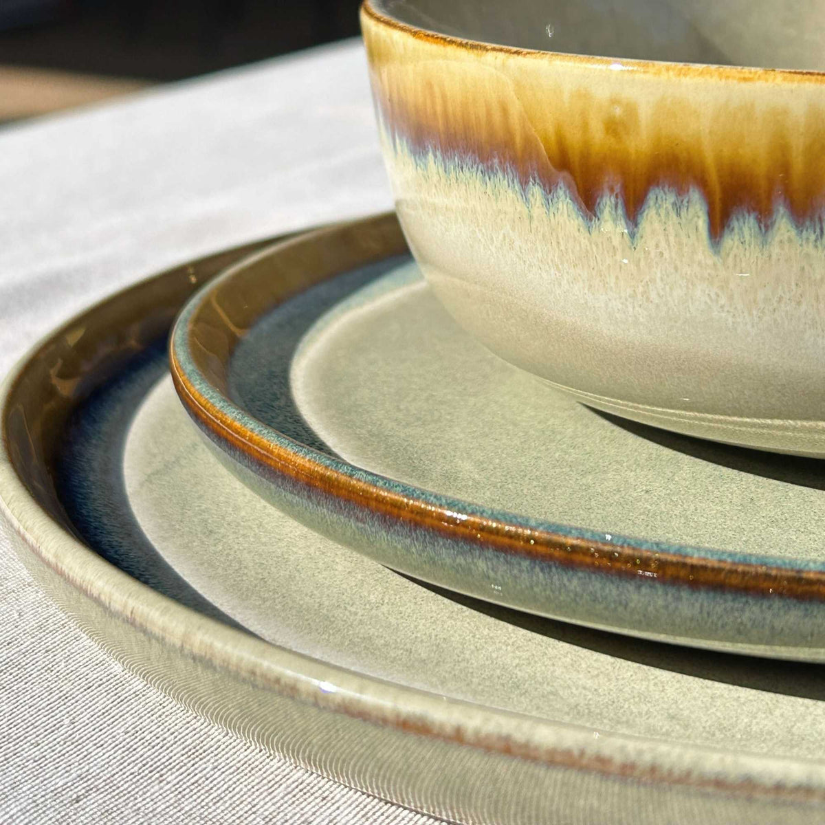 Juego de loza 18 piezas Vajilla Cerámica Lisboa