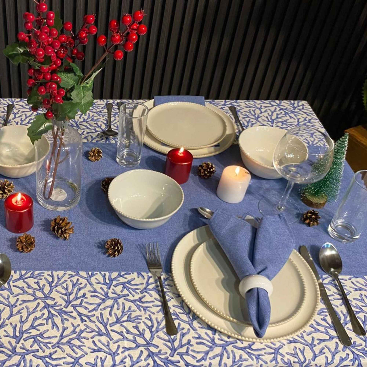 Mantel de Algodón Corallium