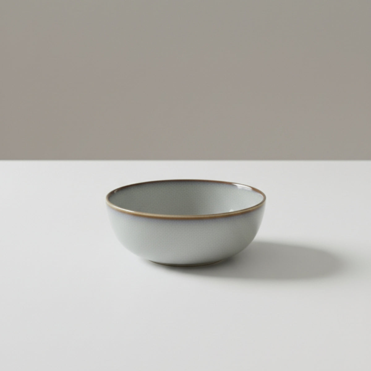 Set 4 Bowls Cerámica Borde Beige - Loza granel