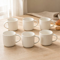 Set 6 Mug Cerámica Éfeso 410 ml