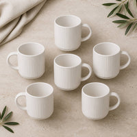 Set 6 Mug Cerámica Éfeso 410 ml