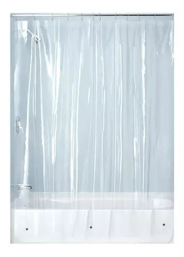 Forro Cortina Baño Peva Transparente 180x180 Cms - Decoexpress
