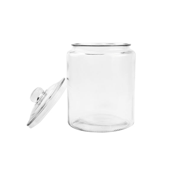 Frasco Vidrio 21 cm con Tapa - Decoexpress