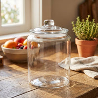 Frasco Vidrio 25 cm con Tapa