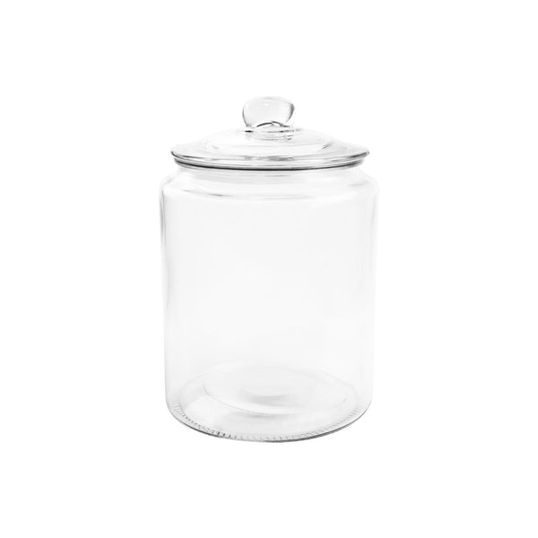 Frasco Vidrio 25 cm con Tapa - Decoexpress