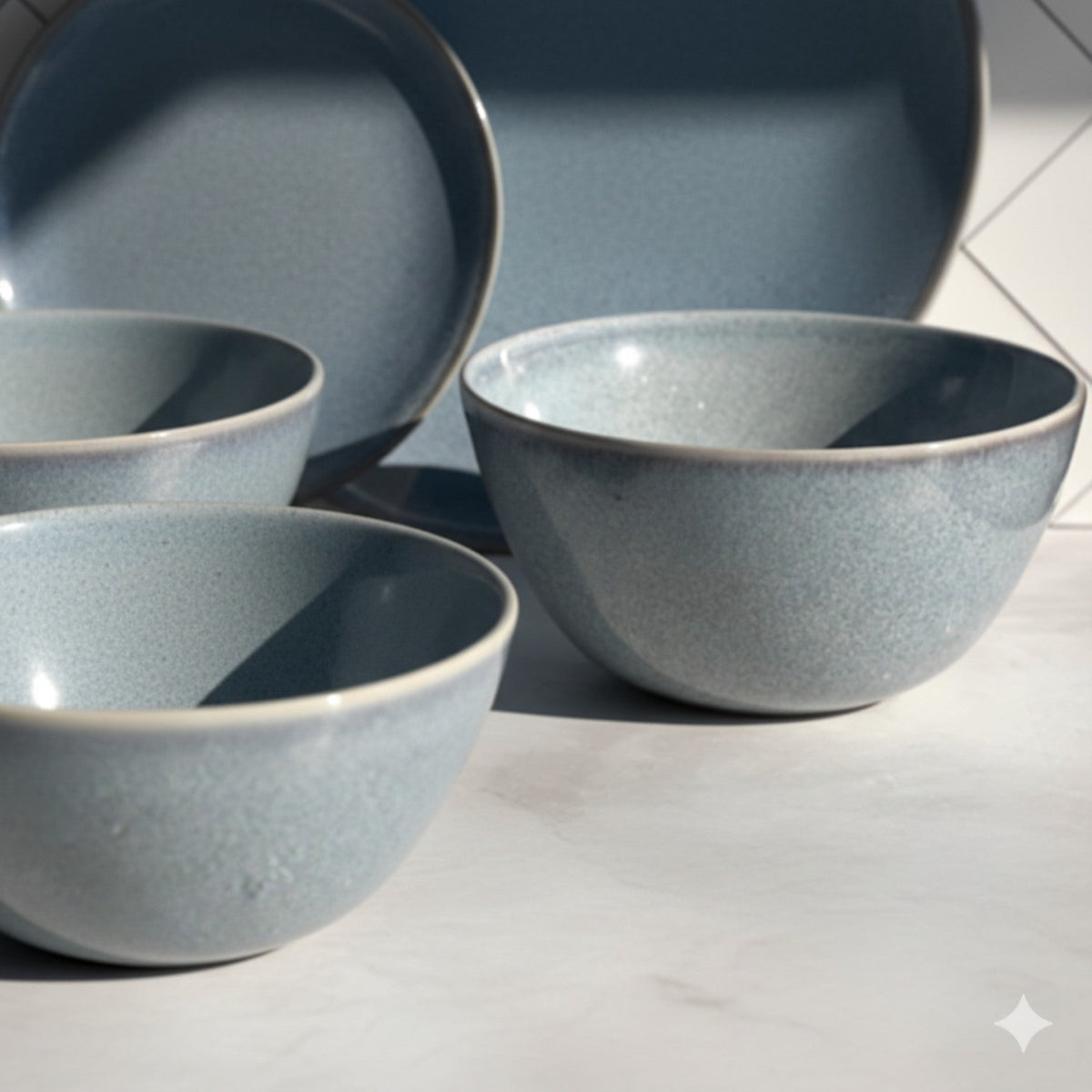 Set 4 Bowls Cerámica Fuji - Loza granel