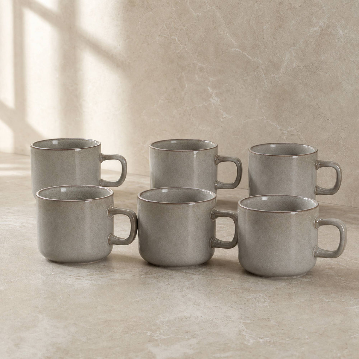 Set 6 Mug Halifax 380 ml Cerámica
