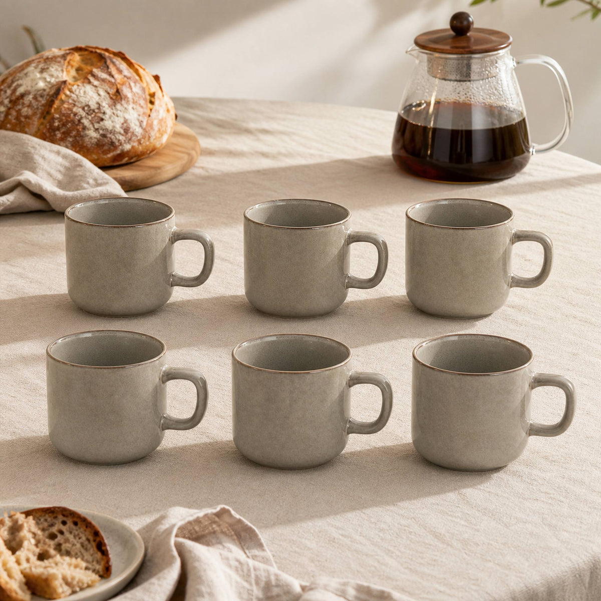 Set 6 Mug Halifax 380 ml Cerámica