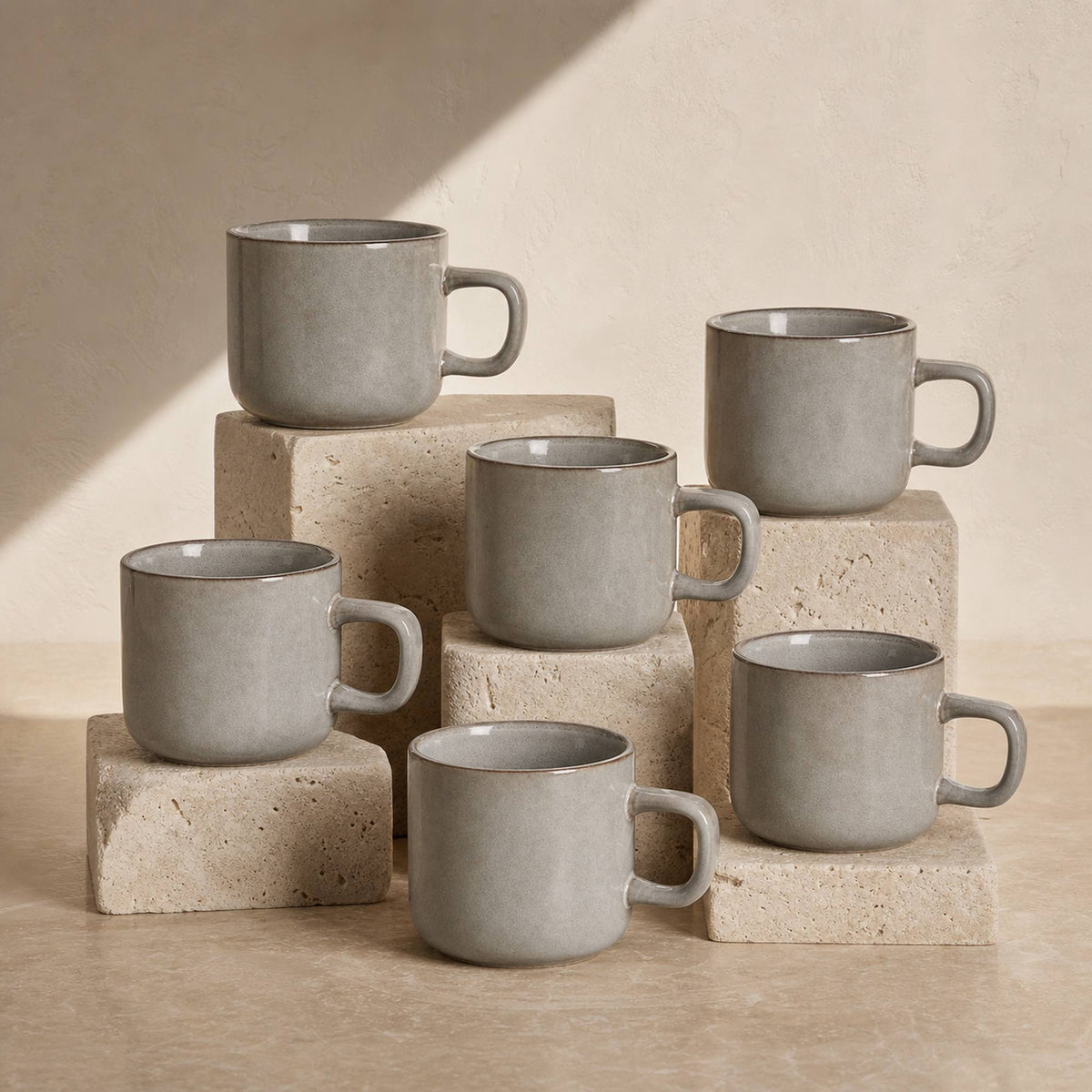 Set 6 Mug Halifax 380 ml Cerámica