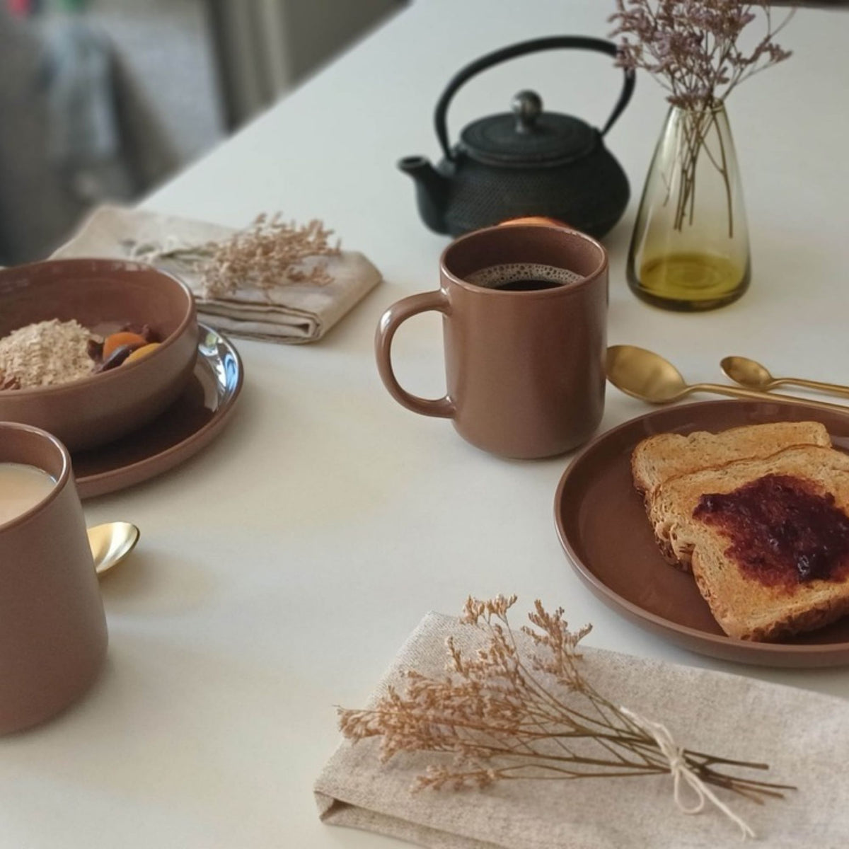 Juego de loza 16 piezas Vajilla Cerámica Coffee