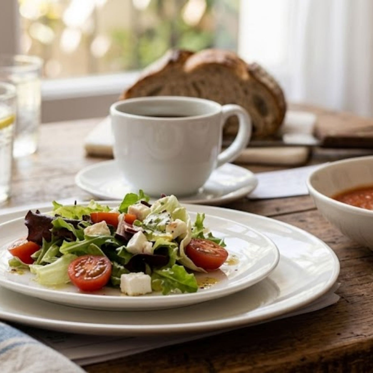 Juego de loza 20 piezas Vajilla Porcelana Chloe