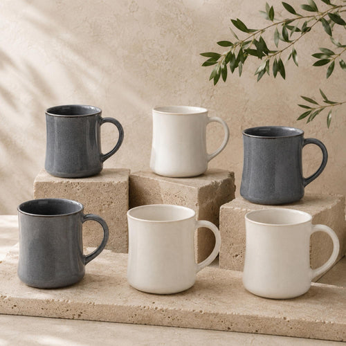 Set 6 Mug Sakae 500 ml Cerámica - Surtido 2 modelos