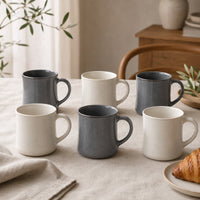 Set 6 Mug Sakae 500 ml Cerámica - Surtido 2 modelos
