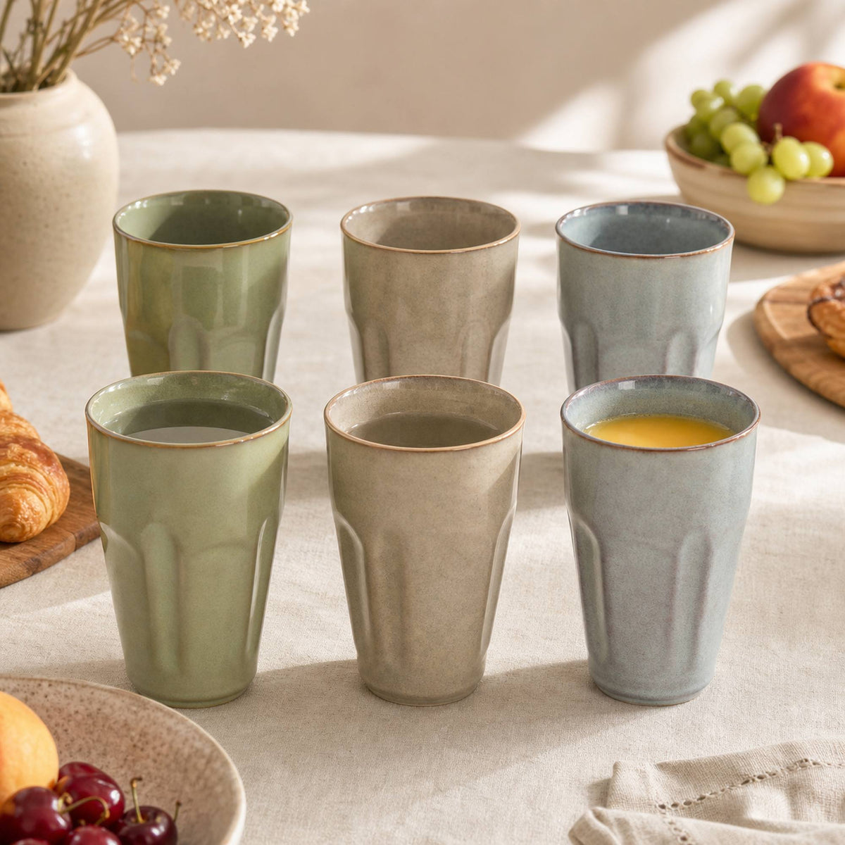 Set 6 Mug Máncora 350 ml Cerámica