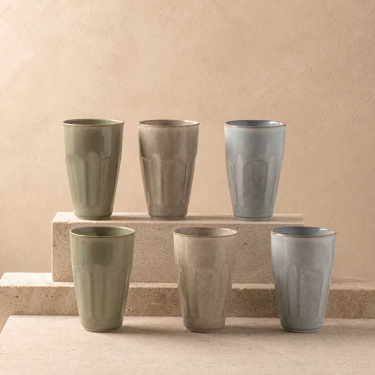 Set 6 Mug Máncora 350 ml Cerámica