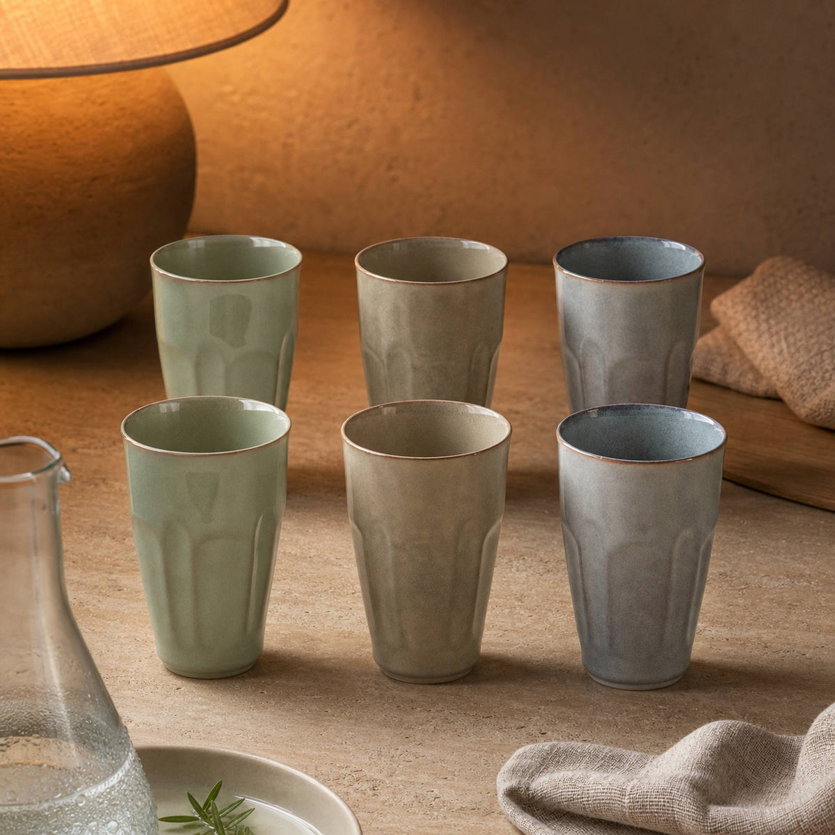 Set 6 Mug Máncora 350 ml Cerámica
