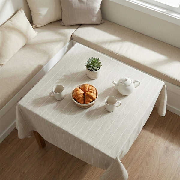 Mantel Mundaka Rayas Claro - Decoexpress