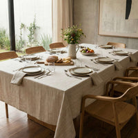 Mantel Mundaka Rayas Claro - Decoexpress