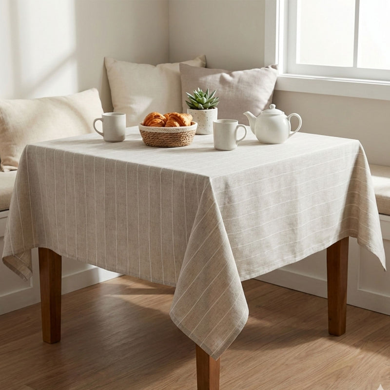 Mantel Mundaka Rayas Claro - Decoexpress