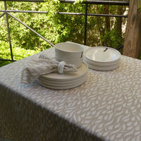 Mantel de Algodón Wave Beige