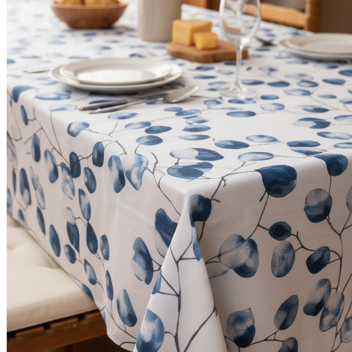 Mantel Antimanchas Eucalipto 130X180 Cm