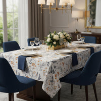 Mantel Antimanchas Floral 160X220 cm