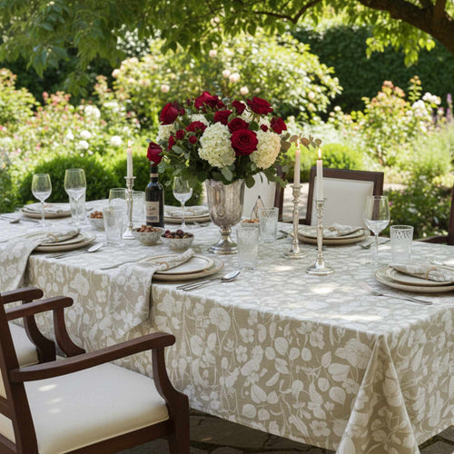 Mantel Antimanchas Natural 180X280 cm - Decoexpress