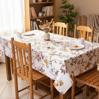 Set 2 Manteles Antimanchas Floral y Pájaros 130x180 cm