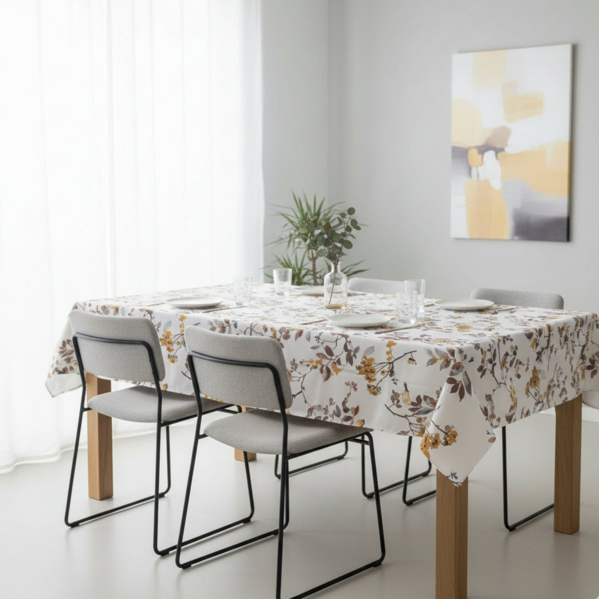 Mantel Antimanchas Pajaros 130X180 Cm