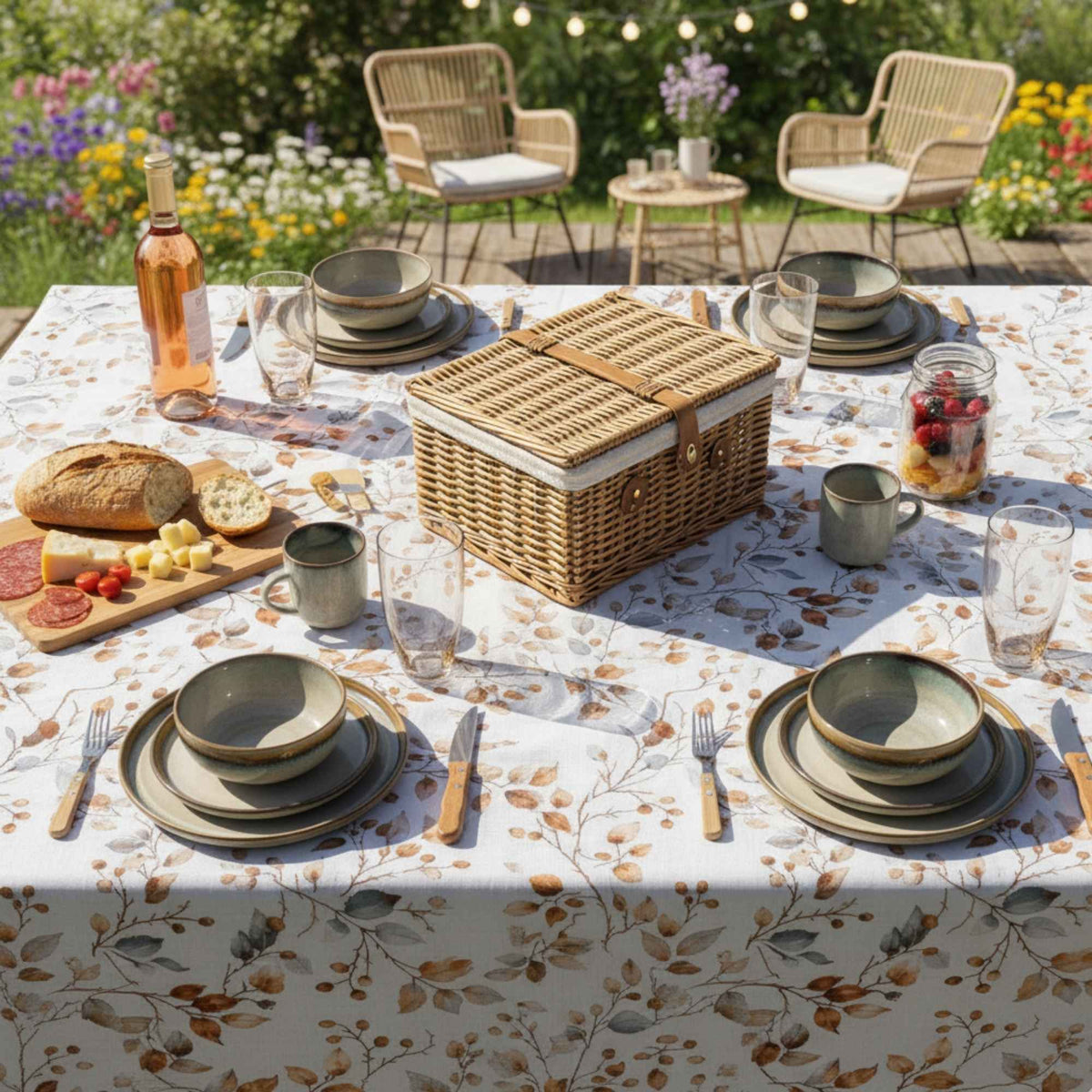 Mantel Antimanchas Silvestre 180X280 cm