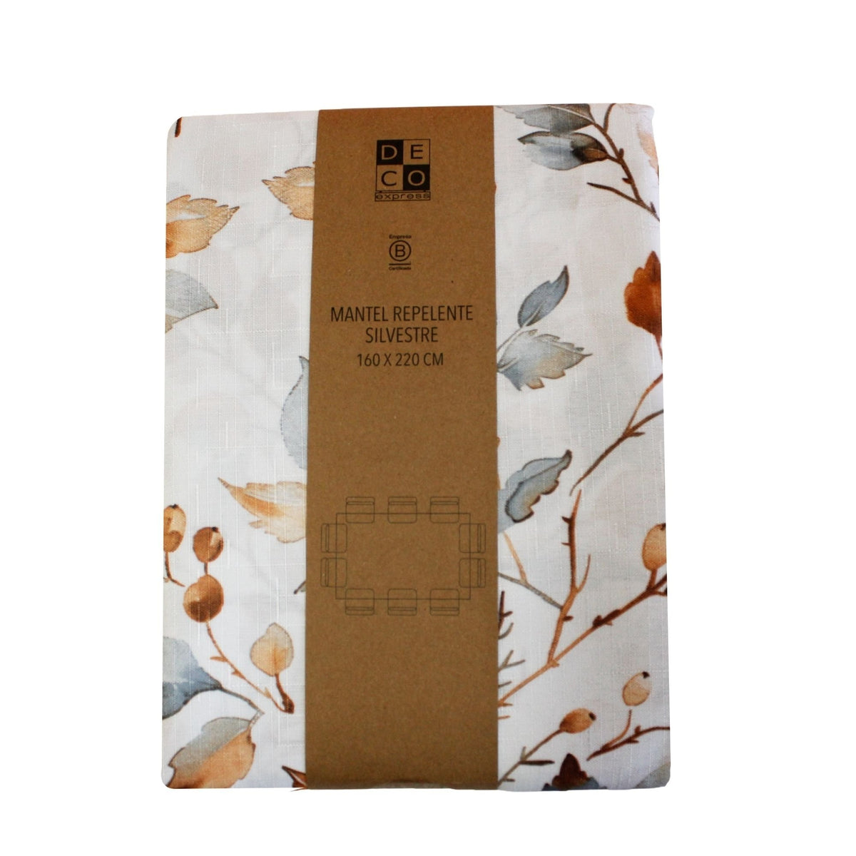 Mantel Antimanchas Silvestre 160X220 cm