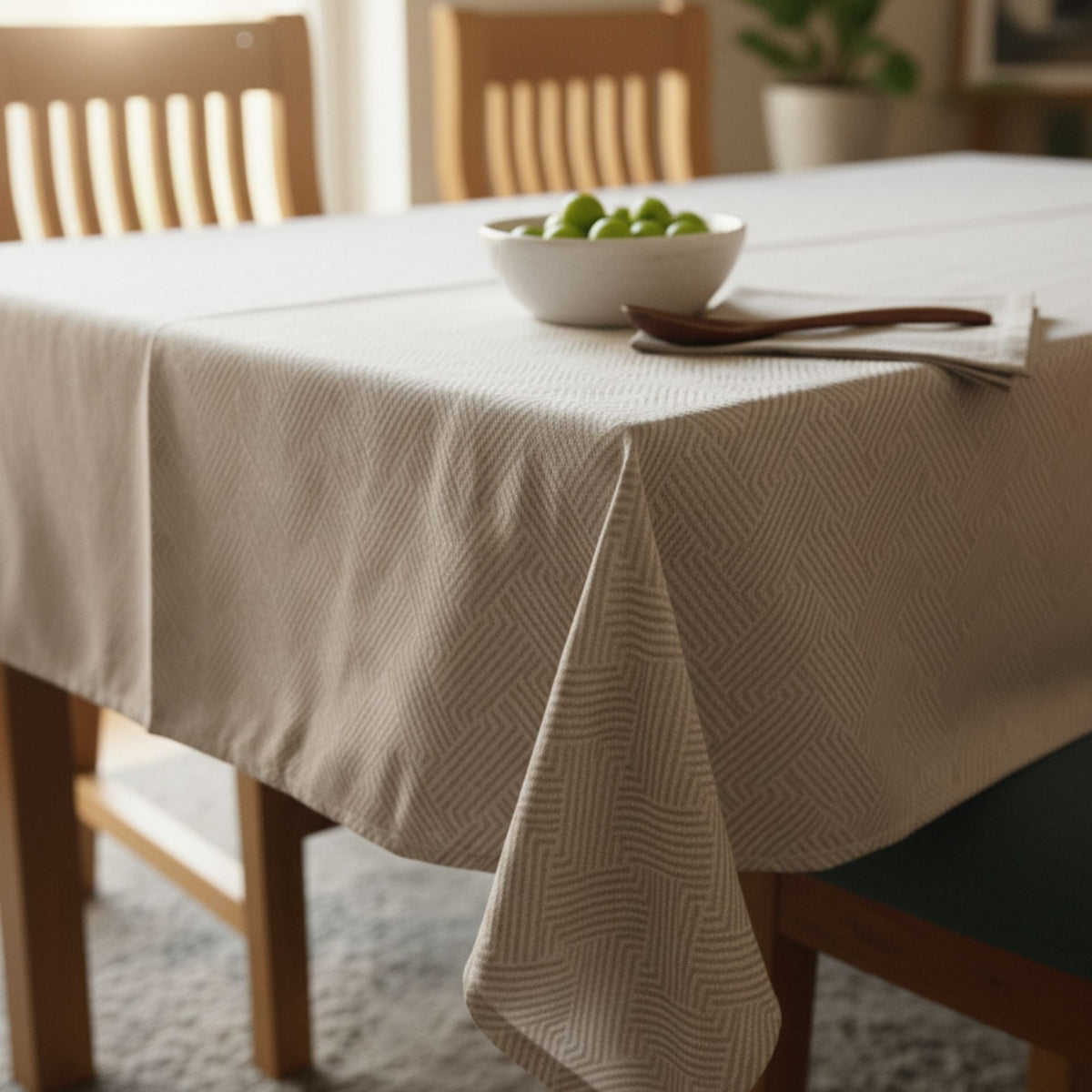 Set 2 Manteles Antimanchas Floral y Tide 130x180 cm