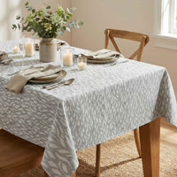 Mantel de Algodón Wave Gris