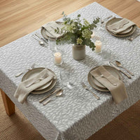 Mantel de Algodón Wave Gris