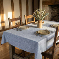 Mantel de Algodón Edgar Azul