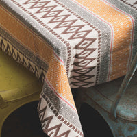 Mantel de Algodón Etno Beige - Decoexpress