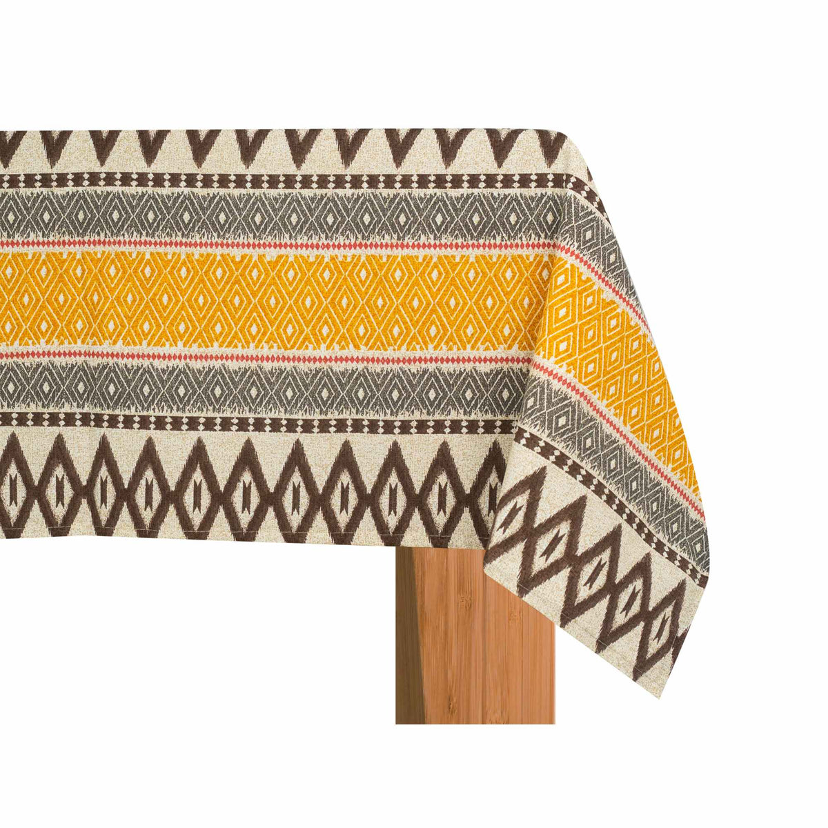 Mantel de Algodón Etno Beige - Decoexpress