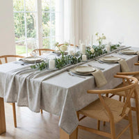 Mantel de Algodón Max Liso Gris - Decoexpress