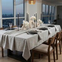 Mantel de Algodón Max Liso Gris - Decoexpress