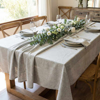 Mantel de Algodón Max Liso Gris - Decoexpress