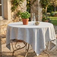 Mantel de Algodón Max Liso Gris - Decoexpress