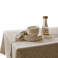 Mantel de Algodón Wave Beige