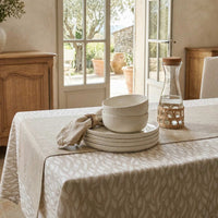 Mantel de Algodón Wave Beige