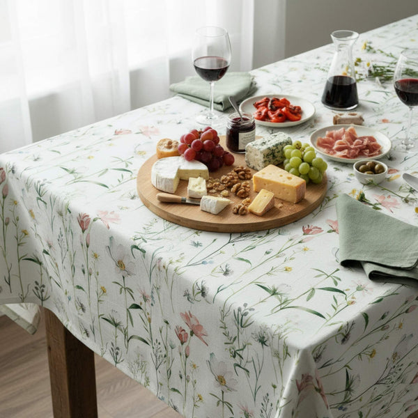 Set 2 Manteles Antimanchas Pradera y Primavera 130x180 cm - Decoexpress