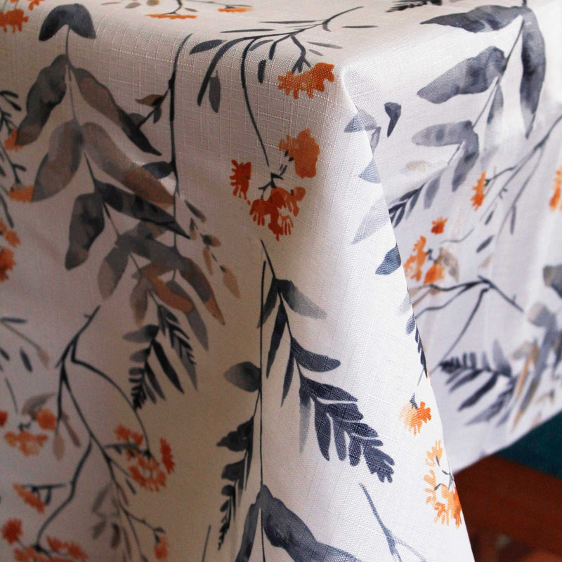 Mantel Antimanchas Floral 180X280 cm